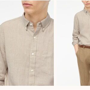 J.CREW Mens Linen Shirt